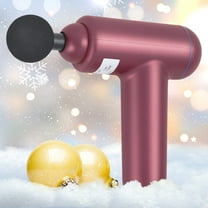 4 Heads 6 Speed Massage Gun Percussion Deep Tissue Muscle Vibrating Relaxing Red