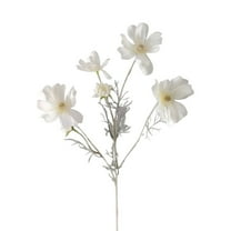 4 Heads Artificial Flowers Outdoor Faux Wildflowers Bouquet for Home Indoor Porch Window Wedding Table Centerpieces Vase Decoration, Soft And Durable Fabric Plastic Material, , Artificial Flower*1