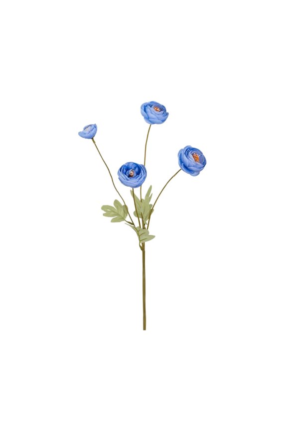 4 Heads Artificial Flowers, Realistic Plastic Flowers for Vase Insertion Home Decor