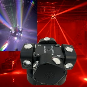 4-Heads DJ Lighting LED Moving Head Beam Red Green Laser Light Events