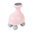 thumbnail image 1 of 4 Heads Handheld Massage Gun for Deep Tissue, Durable Electric Body Massager, Percussion Muscle Massager for Easing Shoulder and Back Tension, with Reverse Thrust Function, 1Pc(Pink,3.9x1.3x6.3"), 1 of 9