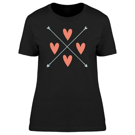 4 Hearts And 2 Arrows T-Shirt Women -Image by Shutterstock, Female x-Large