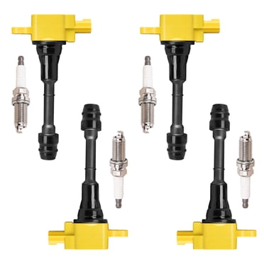 4x Ignition Coils + 4x Iridium Spark Plugs Kit – Nissan Altima X-Trail 2.5L – ACS UF350