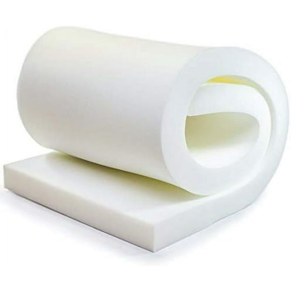 4" Height x 18" Width x 60" Length 1.8 Density 44ILD (Firm) Upholstery Foam Cushion Made in USA