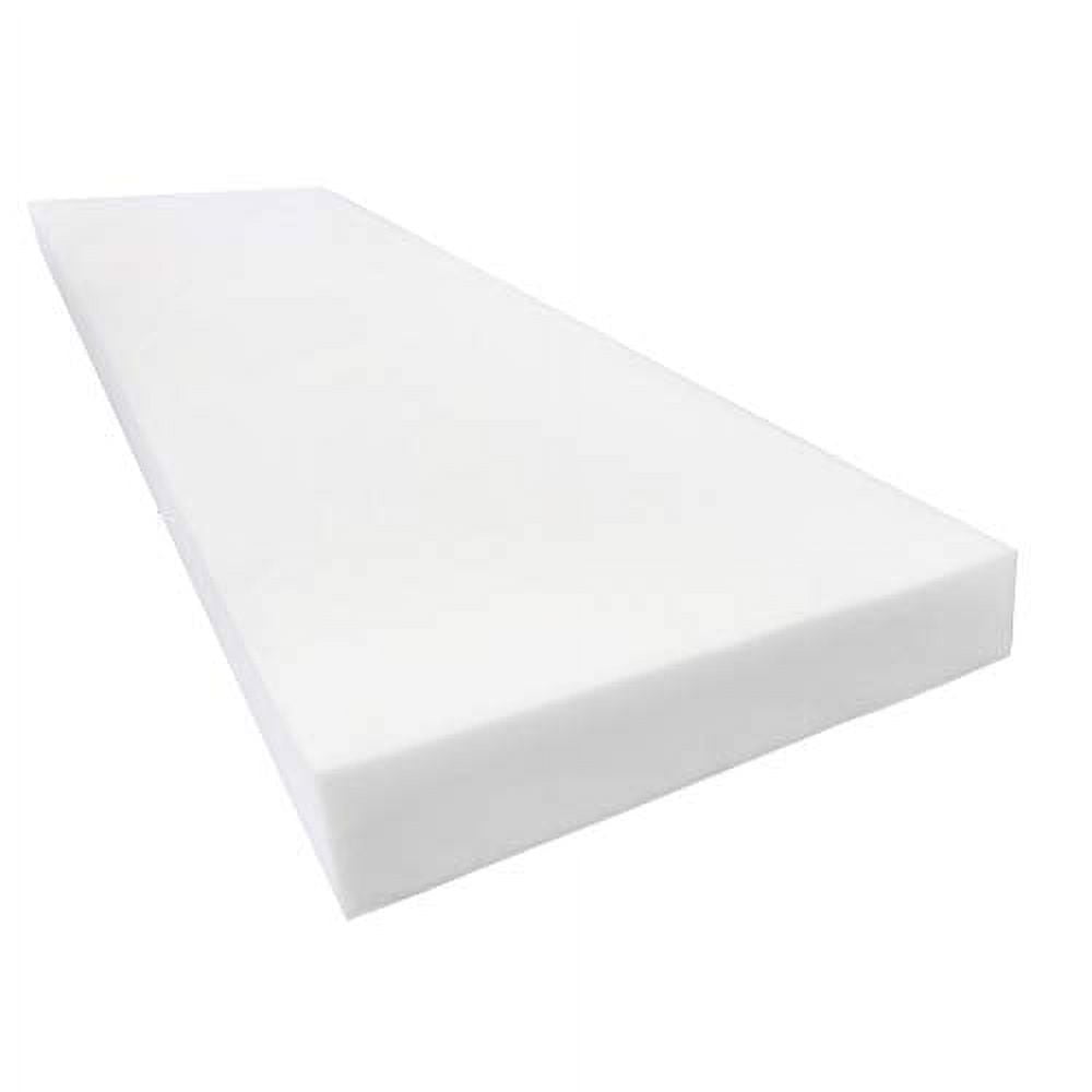 GoTo Foam Upholstery Cushion - 2"x30"x72" Semi-Firm (35 ILD) Polyurethane Foam Made In USA - View #8