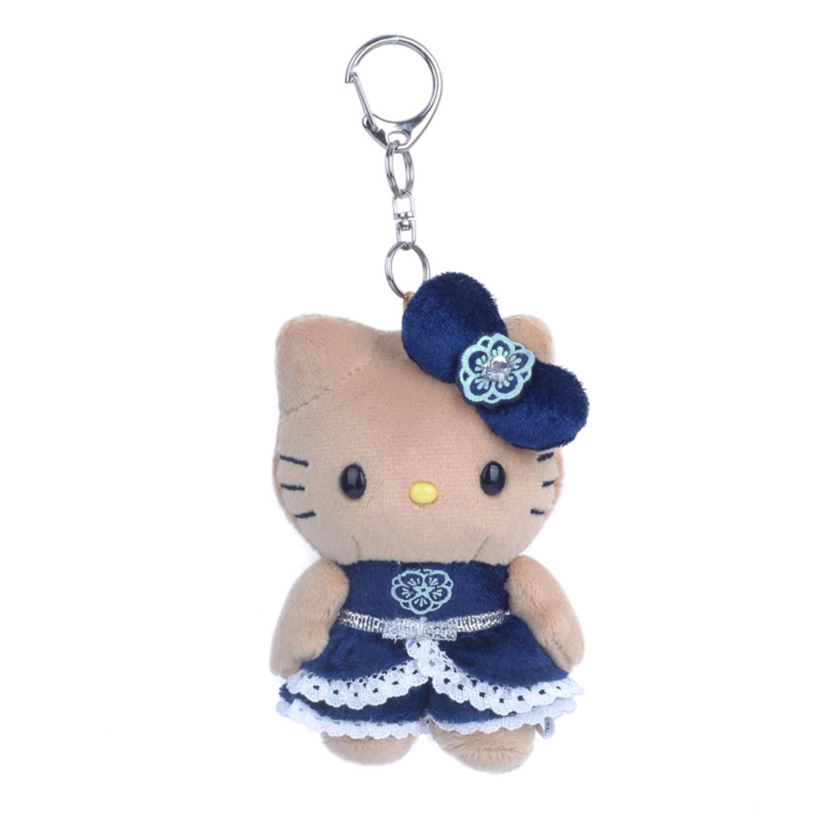 4" Hello Kitty 2024 Kawaii Hello Kitty Plush Key Chain, Hello Kitty