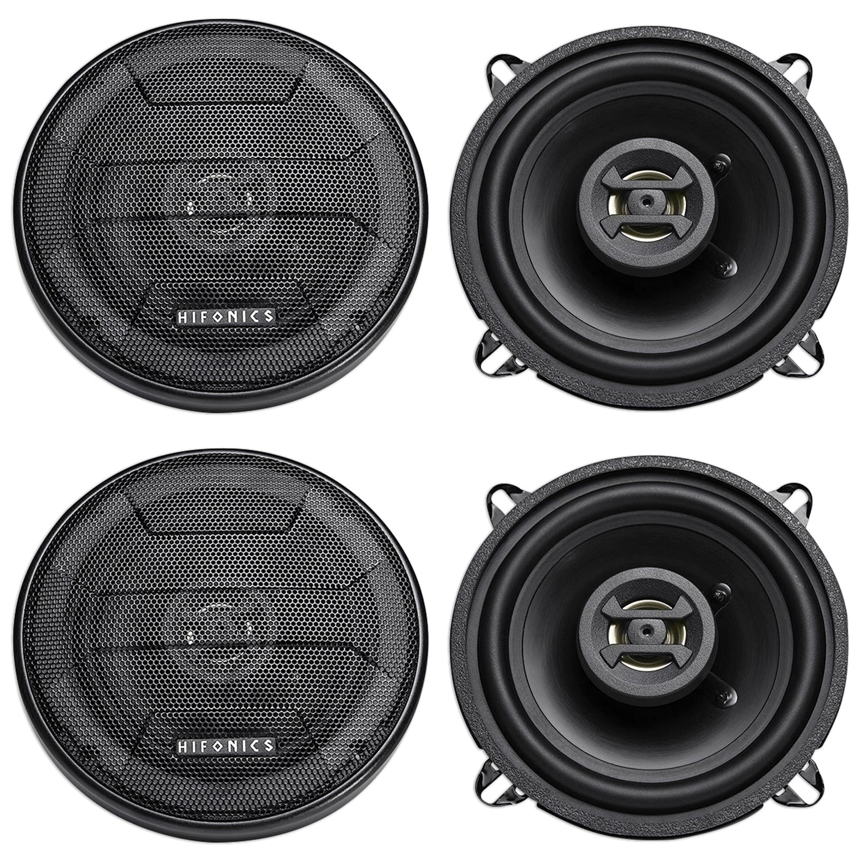 (4) Hifonics ZS525CX 5.25" 800 Watt Coaxial Car Speakers