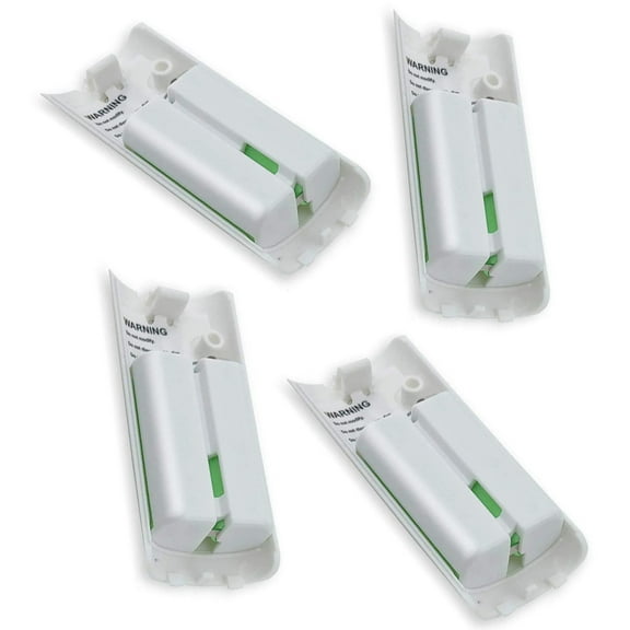4 High-Capacity 2800mAh Rechargeable Battery Packs for Wii and Wii U Remote Controller
