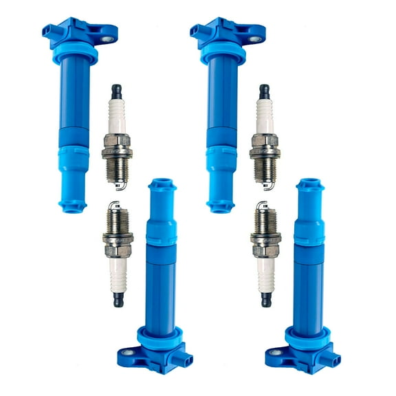 4 High Performance Ignition Coils and 4 Denso Spark Plugs Compatible with 06-11 Hyundai Accent UF499 Fits select: 2009-2011 HYUNDAI ACCENT GLS, 2007-2008 HYUNDAI ACCENT BASE/GS