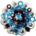 thumbnail image 1 of 4 Hilason Western Berry Conchos Glass Rhinestones Bling 1.5" Tack cowgirl, 1 of 4