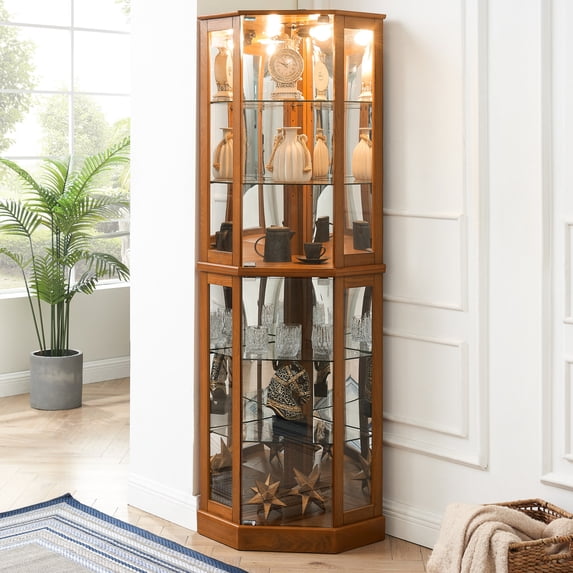 4 Hinged Doors for Convenience / Fits Traditional Home Styles / Store Precious Collections