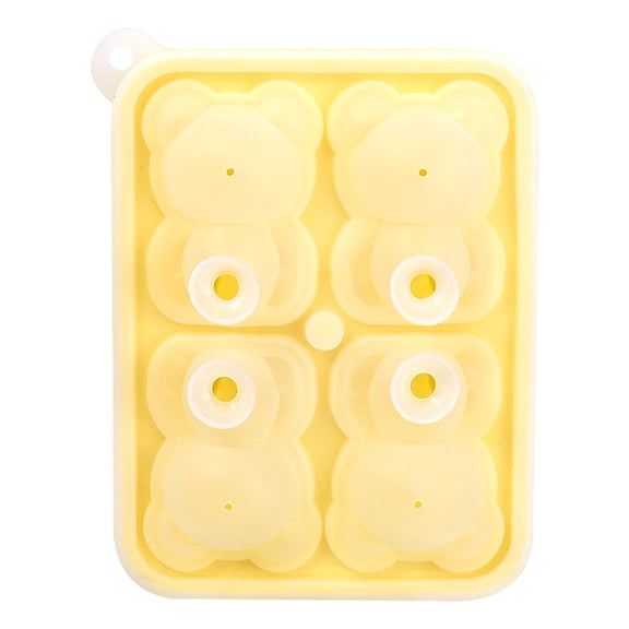 4 Hole Ice Ball Maker, 2026 New Round Clear Maker Mold with Silicone Cover Ice Ball Maker Mold, Upgrade Clear Ice Cube Maker Easy Fill Release Ice Ball Maker For Cocktails Drinks