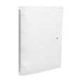 thumbnail image 1 of 4 Hole Metal Loose Leaf Binder, Eco Friendly A4 Document Organizer For Office Business File Storage (White), 1 of 5