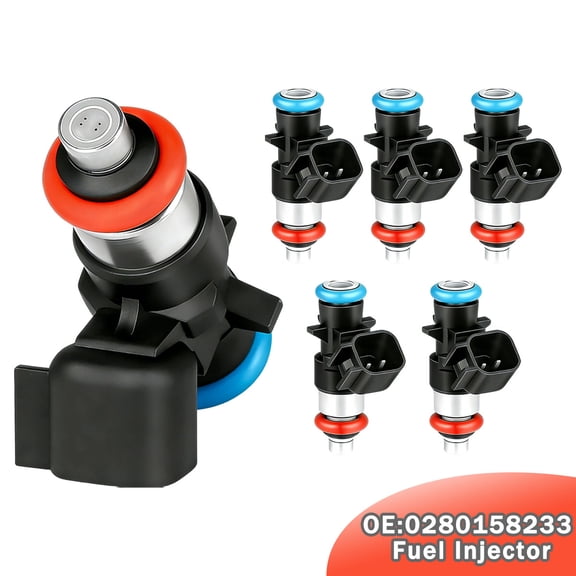 4 Holes Fuel Injectors 0280158233 Compatible With 2014-2018 Ram Promaster 3500 3.6L V6