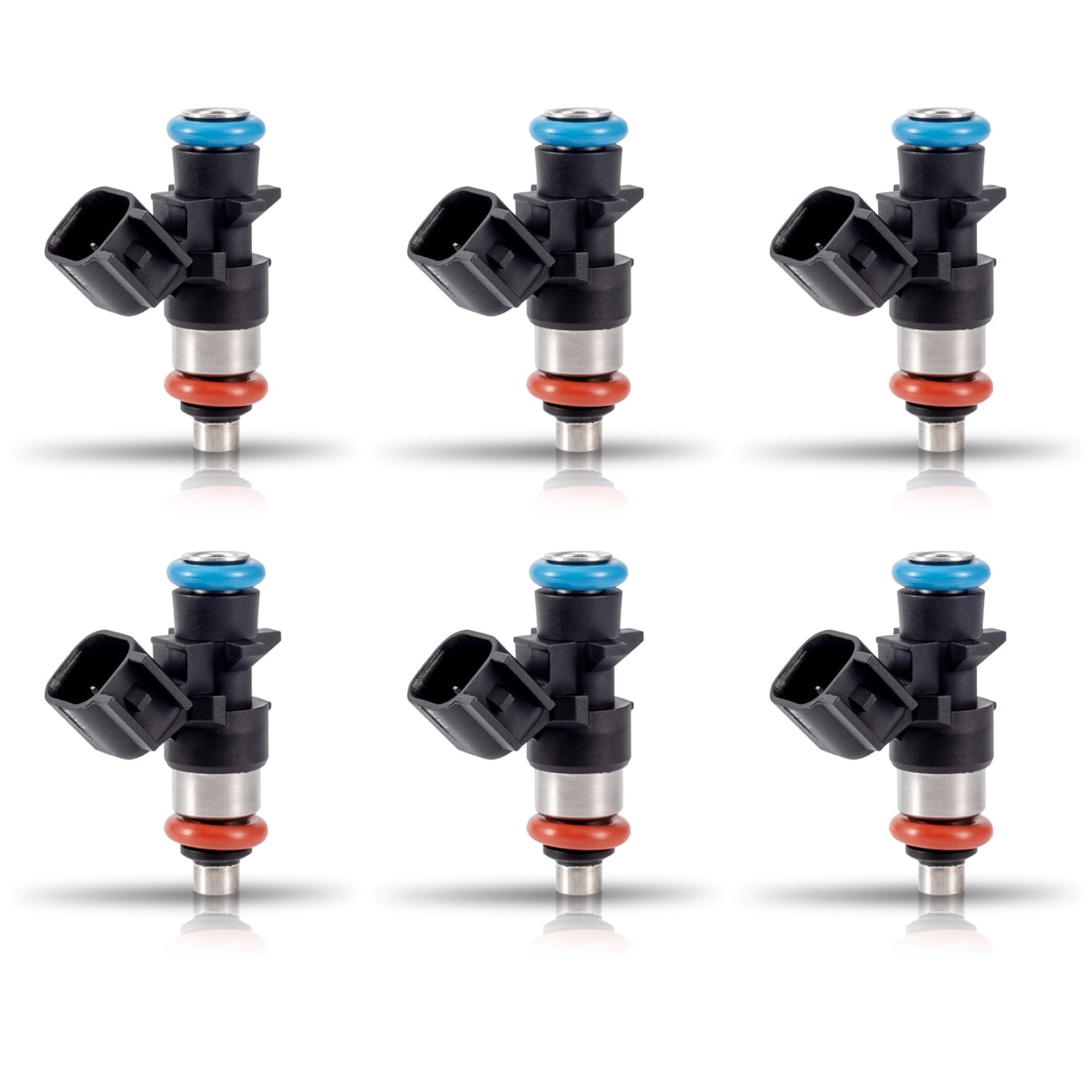 4 Holes ISA Fuel Injectors Set of 6 For Jeep Dodge Challenger Chrysler Volkswagen 200 300 Town & Country Avenger Charger Durango Grand Caravan V6 2011-2020 3.0L 6.4L Replacement for FJ1147 0280158233