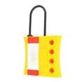 4 Holes Tagout Lockout Hasp Multi Function Insulated Secure Locking