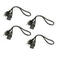 thumbnail image 1 of (4) Hosa Technology 8FT Power Cords 18 AWG, IEC C13 to NEMA 5-15P [PWC-148], 1 of 3