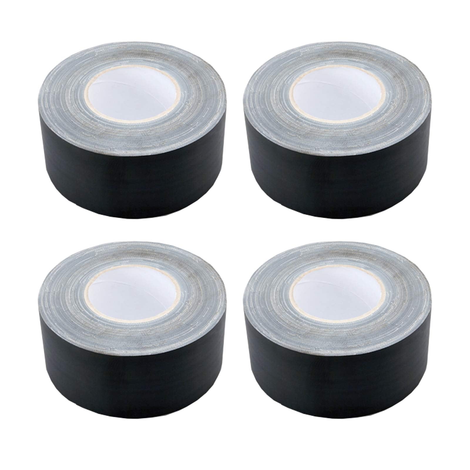 (4) Hosa Technology GFT-450BK BULK Black Gaffer Tape 3 inch x 60 Yard Rolls