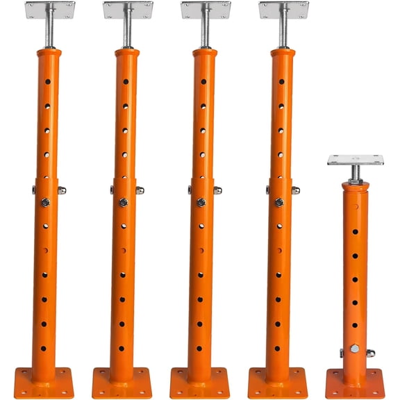 4 House Floor Jack, 18-36" Hight Range, 11023 lbs Load Capacity, Adjustable Support Beam Basement Jack Pole for Leveling & Lifting Support Telescoping Jacks