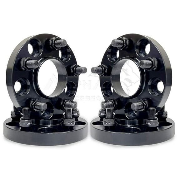 4 Hub Centric 5x4.5 (5x114.3) Wheel Spacers 1" (25mm) Adapters For Nissan 350Z 370Z GT-R 200SX 240SX