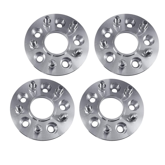 4 Hub Centric Wheel Adapters Spacers 5x4.75 to 5x4.75 | 5x120.7 to 5x120.7 for Chevy Camaro 93-03 - 1" Thick 12x1.5 Studs