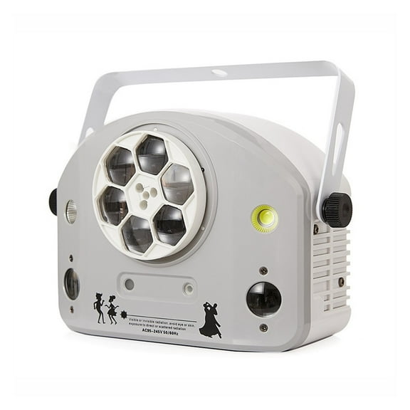 4 IN 1 LED Gobo Strobe Bee Eye Patterns Project Stage Lighting Effect DJ Disco Party Dance Holiday Wedding Light ,Easy to Install