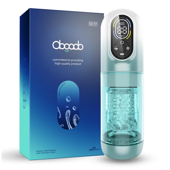 4 IN 1 Male Sex Toy Automatic Male Masturbator Cup Adult Sex Toy for Men,7 Thrusting+Rotating+Vibrating+Sucking