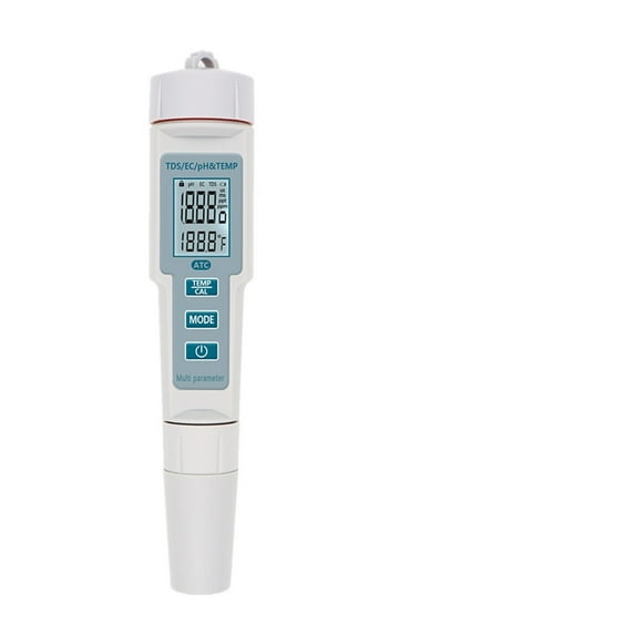 4 IN 1 TDS PH EC Temp Meter PH Tester Water Quality Testing Temperature Monitor Pen Acid Base Measurement Tools ,Accurate - TDS EC PH TEMP_X