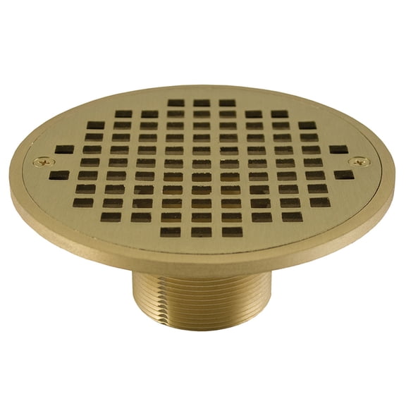 4" IPS Metal Spud with 5" Nickel Bronze Round Strainer,PartNo D60958 JonesStephe