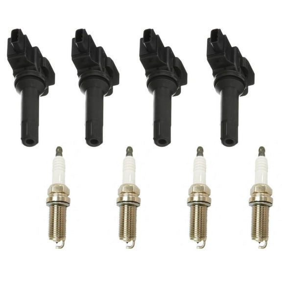 4 Ignition Coils & Platinum Spark Plugs For Subaru Impreza 2.0L 2012
