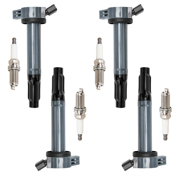 4 Ignition Coils and 4 Iridium Spark Plugs Compatible with 2009-18 Scion tC Toyota Camry RAV4 Replacement for UF487