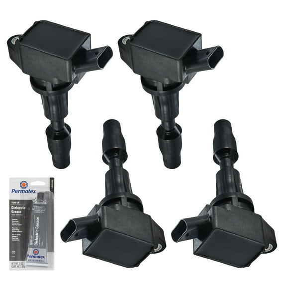 4 Ignition Coils and Tune Up Grease Compatible with 2016-2021 Kia Optima Sportage Sorento UF764