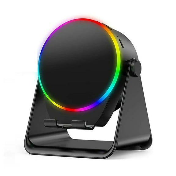 4 In 1 360° Rotating Speaker Stand Cell Phone Stand With Wireless Induction Speaker Slip Base Surround Sound Cool Functional Gadget Unique