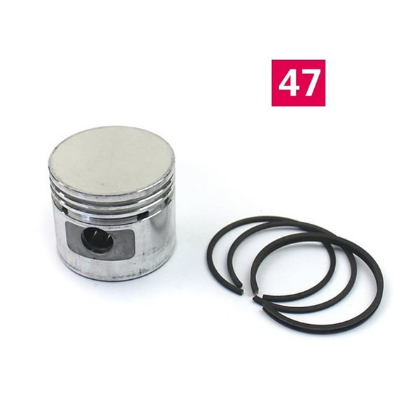 4 In 1 Air Compressor Piston with Piston Rings Replacement Parts Air Pump Accessories 42/47/48/51/65mm for Air Pump Piston 47 piston 47 rings