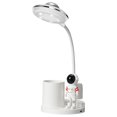 4 In 1 Astronaut Projection Desk Lamp Led Pen Holder Desk Light White
