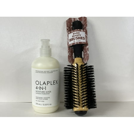 4-In-1 Bond Moisture Mask by Olaplex + Blow drying Brush by Basic Beauty