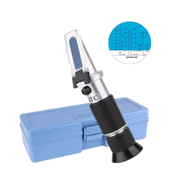 4 In 1 Car Automotive Antifreez Battery Fluid Refractometer Urea Glass Freezing Point Water Tester ,Portable
