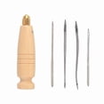 thumbnail image 1 of 4 In 1 Craft Stitching Scratch Awl Tool Pin Awl Pin Punching Awl, 1 of 12