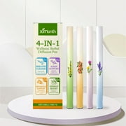4-In-1 Diffusion Pen Set – Plant-Based Aromatherapy, Relaxation & Mood-Enhancing Fragrance Sticks, Portable Diffuser Pen For Home, Office & Travel, Compact 4-Piece Set Makeup Organizers