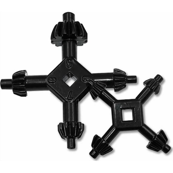 4 In 1 Drill Chuck Wrench,Set Of 2Pcs Large & Small Universal 4 Way Chuck Key