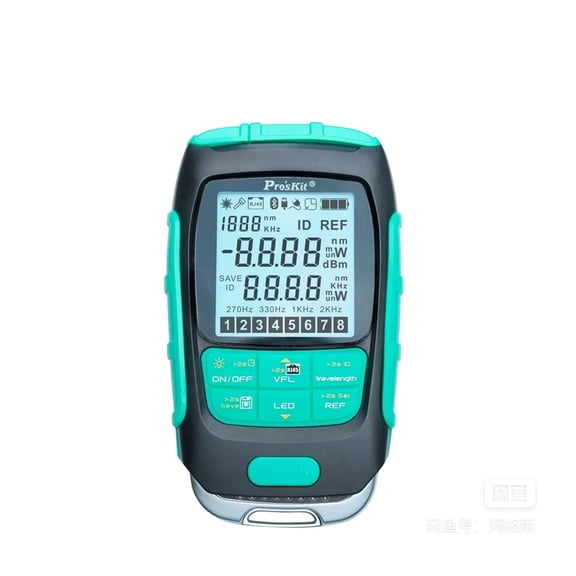 4 In 1 Fiber Optical Power Multimeter, Optical Power Meter + VFL + LAN Cable Tester + Flashlight