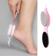 thumbnail image 1 of 4 In 1 Foot Care Stone Brush Pumice Scrubber Pedicure Exfoliator And Dead Skin Remover Tool, 1 of 8