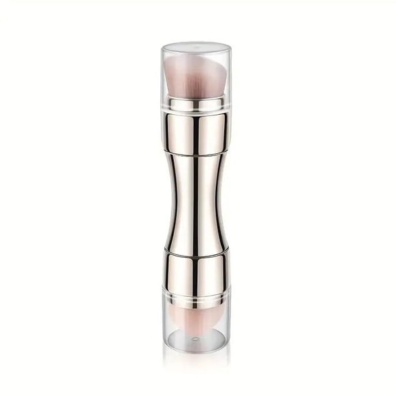 4 In 1 Makeup Brush Eyeshadow Eye Lip Face Concealing Blush Foundation Brush All In One Retractable Travel Size Makeup Brush