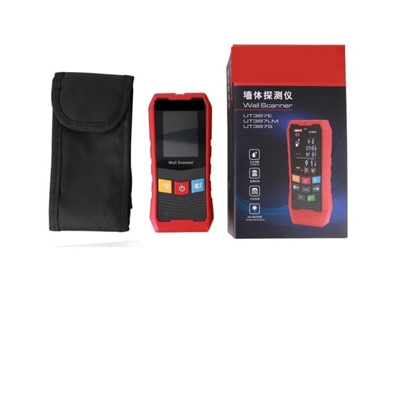 4 In 1 Metal Detector Wood Stud Finder AC Voltage Live Cable Wires Depth Tracker Wall Scanner ,Accurate and Quick - 387E