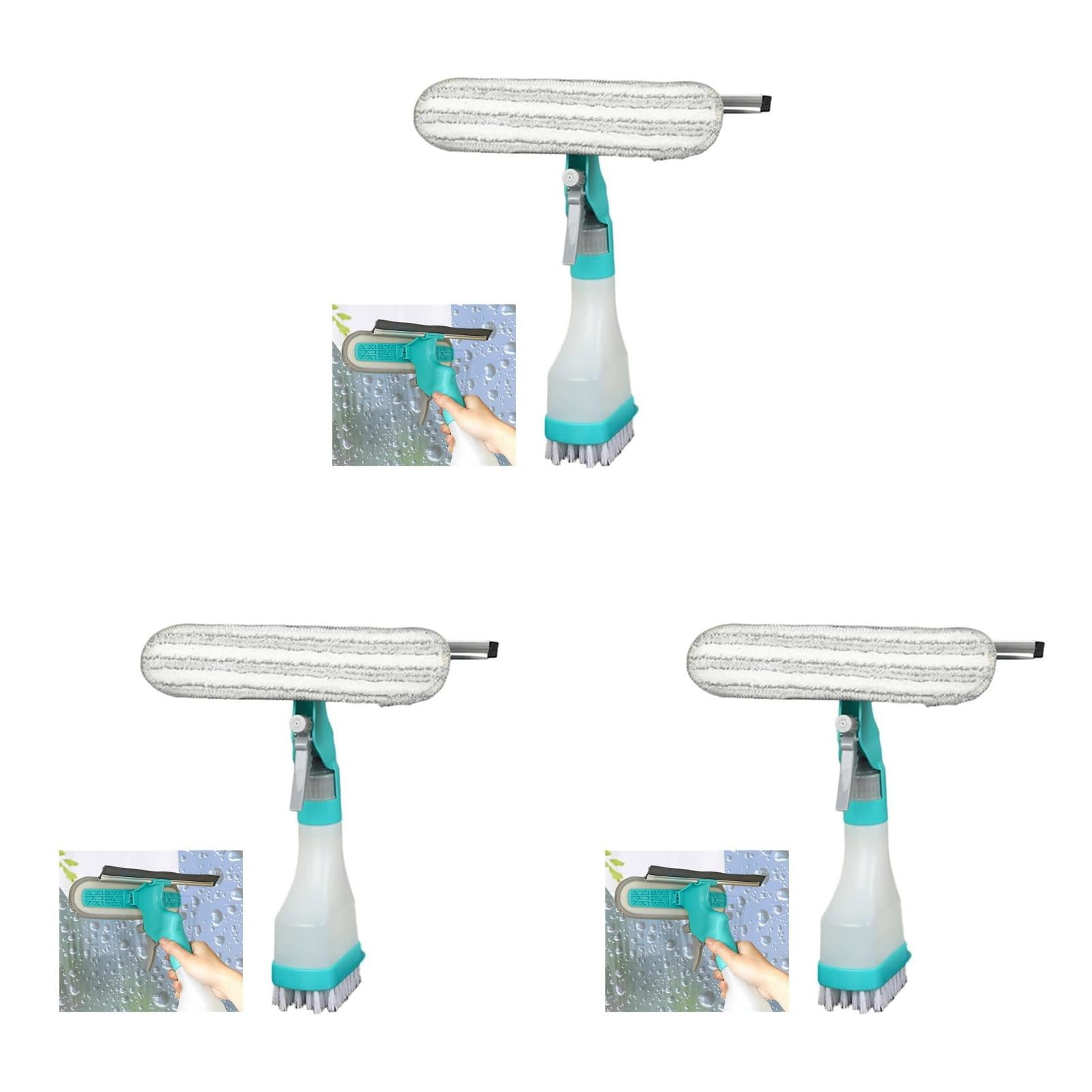 4 In 1 Microfiber Window Squeegee Shower Brushes for Cleaning Kitchen