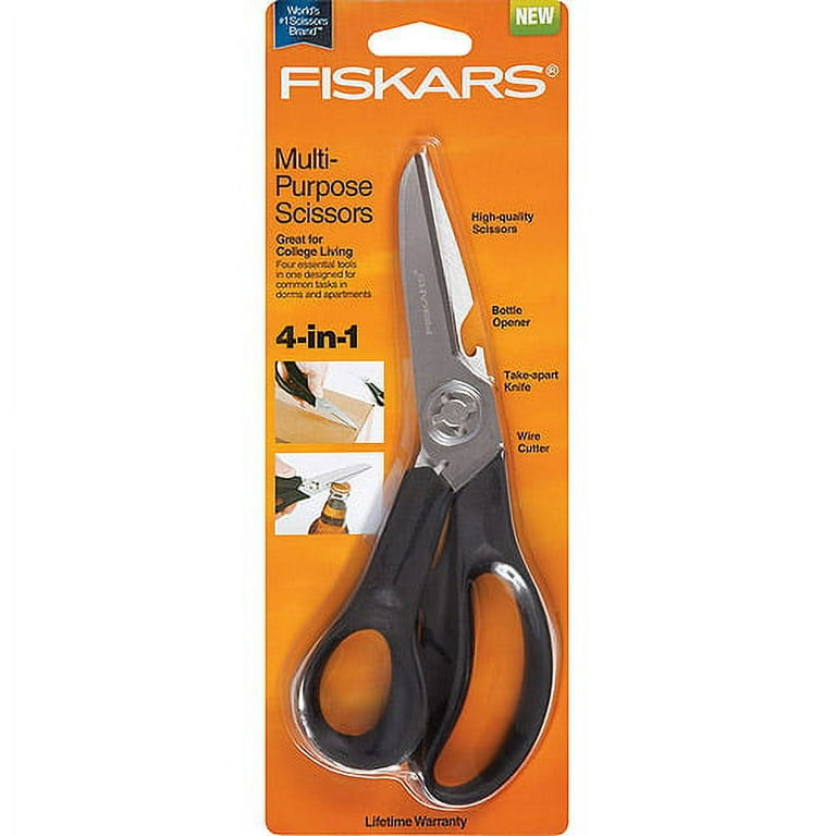Fiskars Cuts+More 5-in-1 Multi-Purpose Scissors