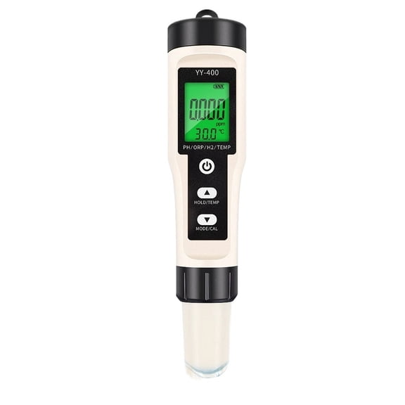 4 In 1 Optional PH ORP H2 Temperature Hydrogen-rich Meter Portable Pen Water Quality Purity Tester For Aquarium Hydroponic ,Multifunctional