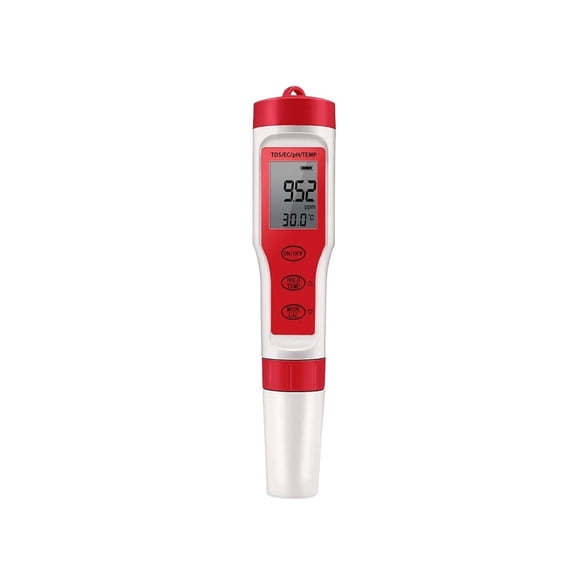 4 In 1 PH TDS EC Temperature Meter Tester PH Pocket Water Quality Testing For Drinking Water Hydroponic Aquariums