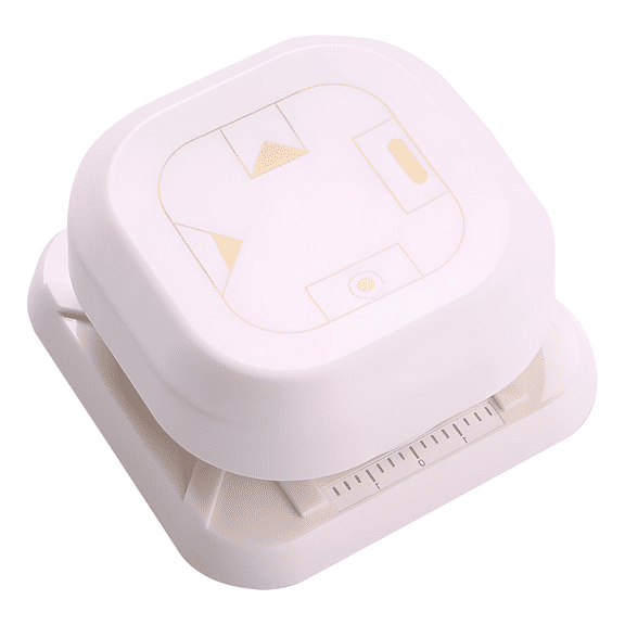 4-In-1 Paper Corner Rounder, Cutter Tool, DIY Hand Operated, for Crafting, Card Making, Scrapbooking, Envelope Punch Board, Featuring Compact Design, White