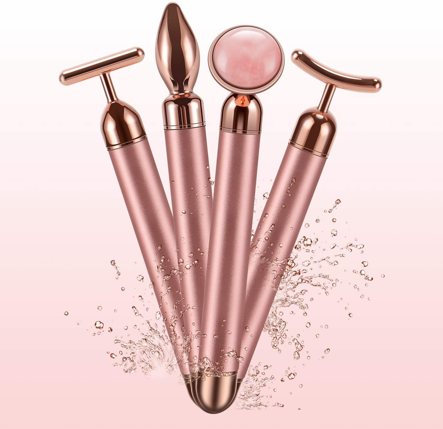 4-In-1 Pulse Facial Massager, Electric Jade Roller Bahrain | Ubuy